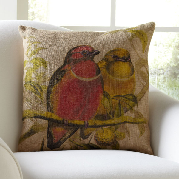 Charlton Home® Moxee Floral Throw Pillow & Reviews Wayfair